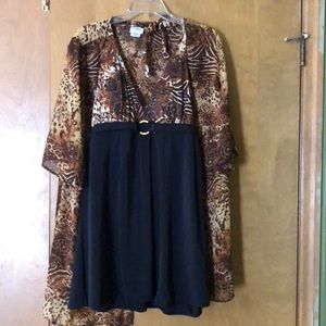 Swimsuit  and matching coverup